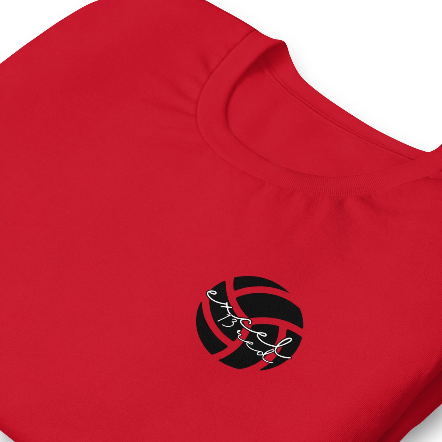 Excel 13 Red (Girls) - Player Names - Unisex t-shirt