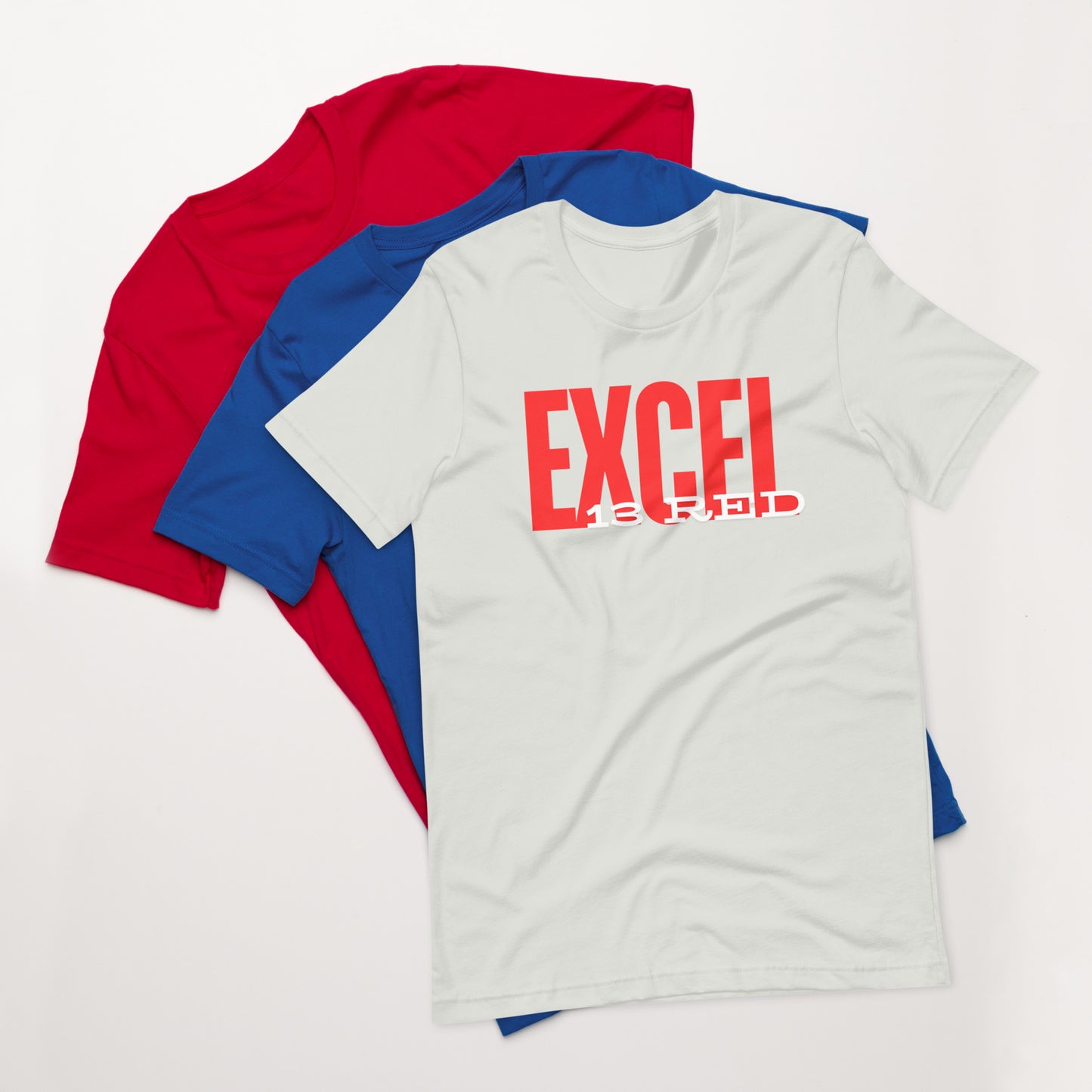 EXCEL - 13 Red - Unisex t-shirt