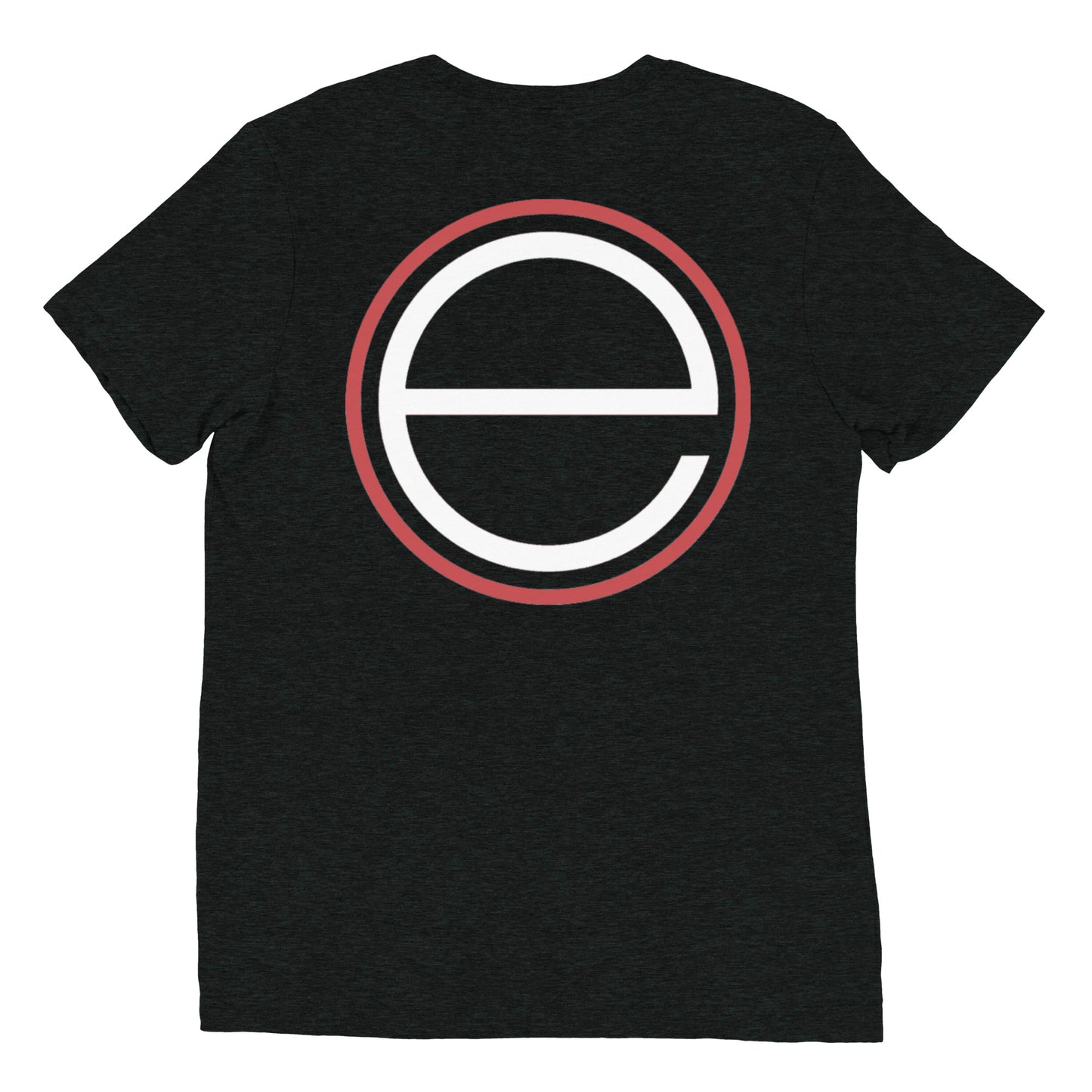 12 White - big E on back - Short sleeve t-shirt