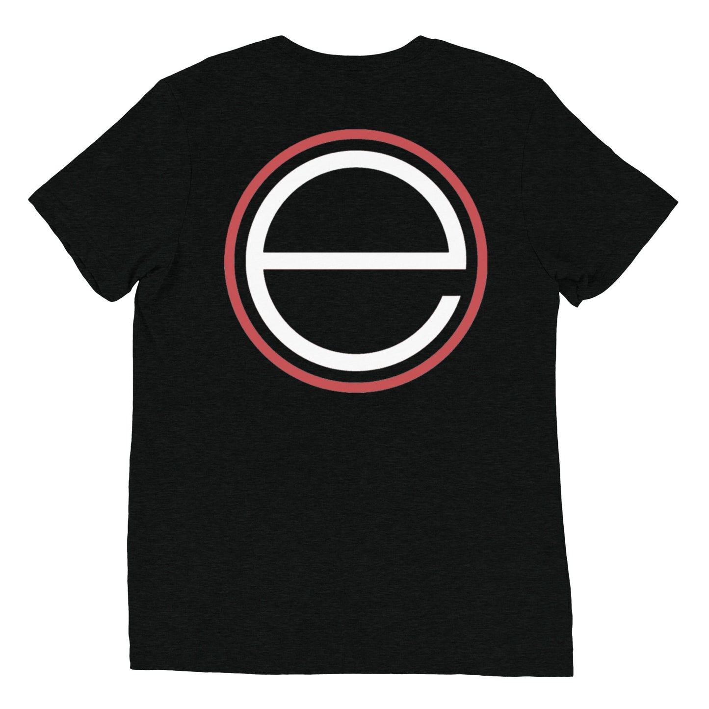 12 White - big E on back - Short sleeve t-shirt