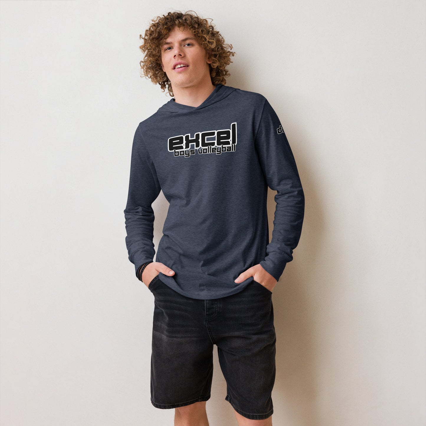 Excel - Boys Volleyball - Dad - Hooded long-sleeve tee