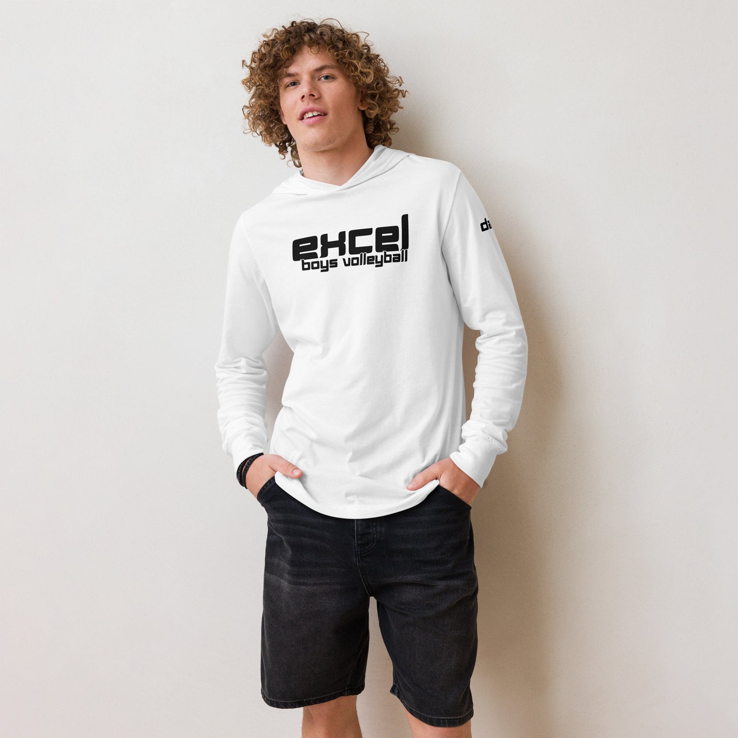 Excel - Boys Volleyball - Dad - Hooded long-sleeve tee