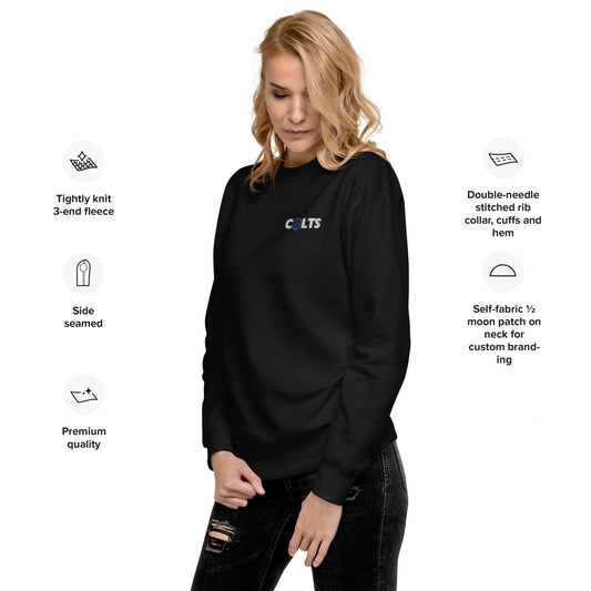 Colts volleyball - Embroidered - Unisex Premium Sweatshirt
