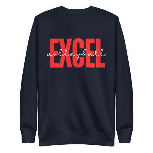 Excel Volleyball - Unisex Premium Sweatshirt