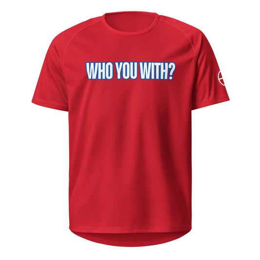 Who you With - Milam - Excel - Unisex sports jersey